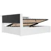 Flieks kinderbed, dagbed met bekleding, hydraulisch houten Productafbeelding-voorbeeld 10