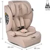 A beige car seat is shown from a side-angle on a white background. Voir les images du produit