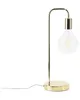 BELIANI Stolní lampa zlatá kovová 48 cm dlouhá žárovka s Náhled obrázku produktu 4