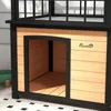 PawHut: cuccia per cani con balcone, casetta rialzata per Anteprima dell’immagine prodotto 9
