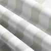 Bettwäsche 135x200 cm Baumwolle Weiß Grau Streifen modern Produktbild-Vorschau 4
