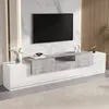 TV komoda Merax s vysokým leskom, s zásuvkou a výklopnými Náhľad obrázku produktu 5
