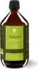 A brown glass bottle with a green label containing product information. Produktbild-Vorschau