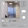 Collage of product images and marketing information for a smart LED panel. Produktbild-Vorschau