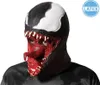 Gruseliges Superschurken-Spinnenmonster Latexmaske für Produktbild-Vorschau 2