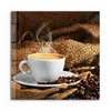 DEQORI Glasbild Echtglas 30x30 cm 'Espresso Eleganz' Produktbild-Vorschau 2