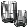 Metalllaterne mit Glaseinsatz 14 - 20 cm CINDY Produktbild-Vorschau 1