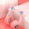 Bezdrôtové Slúchadlá Mačacie Uši Svietiace Rgb Bluetooth Náhľad obrázku produktu 7