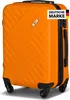 An orange suitcase is shown against a white background. Produktbild-Vorschau