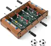 Mini Tischkicker aus Holz, Fußballtisch mit 12 Kicker und 2 Produktbild-Vorschau 1