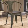 2er-Set CALIFORNIA ARM-S | Tolix Stuhl | Rost Matt | Metall Produktbild-Vorschau 1