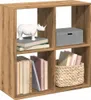 vidaXL Raumteiler-Bücherregal Artisan-Eiche 69,5x29x69,5 cm Produktbild-Vorschau 2