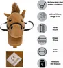 OOTB Hobby Horse Braunes Pferd. 75 cm Produktbild-Vorschau 10