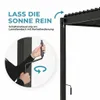 MIRADOR Pergola 80 Solid 3x4 m Stahl Anthrazit Produktbild-Vorschau 4