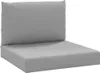 A gray cushion set for outdoor furniture. Produktbild-Vorschau