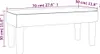 A diagram showing the dimensions of a bench. Produktbild-Vorschau