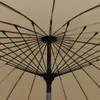vidaXL Sonnenschirm mit Aluminium-Mast 270 cm Taupe -  Produktbild-Vorschau 6