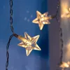 Lichterkette Sternenvorhang LED warmweiß Lichtervorhang Produktbild-Vorschau 3