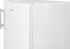 A close-up, side view of a white refrigerator. Produktbild-Vorschau
