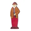 Holztiger Holz Großvater Spielfigur handgefertigt und Produktbild-Vorschau 2
