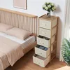 Komoda „Maldon“ s 5 látkovými zásuvkami 122 x 37 x 35 cm Náhled obrázku produktu 3