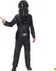 A child wearing a Star Wars Death Trooper costume, posing against a white background. Produktbild-Vorschau