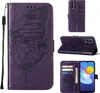 VIVO Y72 5G Pouzdro, Motýlí Reliéf Flip Kožené Pouzdro s Náhled obrázku produktu 1