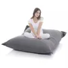 Lazy Bag Beanbag in cotone - Grigio scuro Anteprima dell’immagine prodotto 1