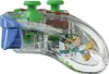 A transparent controller with visible internal components, showcasing a Minecraft theme. Náhľad obrázku produktu