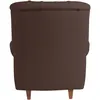 Hochlehnsessel Katrin Bezug Kunstleder Buche natur / braun Produktbild-Vorschau 3