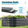 Quictent Hochbeet Metall 240x120x45cm, Wetterfestes Produktbild-Vorschau 8