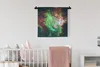 MuchoWow® Wandteppich Wandbehang Leerzeichen - Rot - Grün Produktbild-Vorschau 1