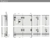 Hettich Set WLL PC, mittel, o. SA , rechts, grau Produktbild-Vorschau 4
