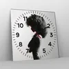 Wanduhr - Quadrat - Glasuhr - Frau Nacktheit Körper - Produktbild-Vorschau 4