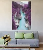 Wallario selbstklebendes Poster - Fluss in lilafarbener Produktbild-Vorschau 2