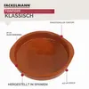 Fackelmann terracotta braadpan, 18 cm, bruin. Bruin, one Productafbeelding-voorbeeld 2