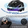 Kask rowerowy ROCKBROS Kask rowerowy ze światłem, kask Podgląd zdjęcia produktu 4