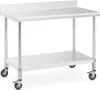 Expondo Royal Catering Tavolo in acciaio inox con rotelle - Anteprima dell’immagine prodotto 1