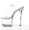 SKY-308 Damen Sandale von Pleaser, Transparent  , EU 38, US Produktbild-Vorschau 3
