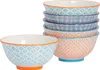 Nicola Spring handbedruckte Müslischalen – 16 cm – 3 Farben Produktbild-Vorschau 1