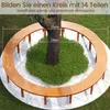 COSTWAY 2er Set Gartenbänke Akazienholz Wetterfest, Produktbild-Vorschau 6