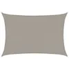 vidaXL Tenda da sole 160 g/m² rettangolare Grigio chiaro Anteprima dell’immagine prodotto 1
