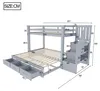 Patrová postel 90 x 200 cm s výsuvným lůžkem 90/180 x 190 Náhled obrázku produktu 8