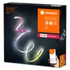 The image shows the retail packaging for an outdoor LED light strip. Produktbild-Vorschau
