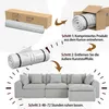 Modulares Sofa, Ecksofa mit Liege rechten, 275 cm breit, Produktbild-Vorschau 8