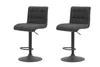 2er Set Barhocker Bistrohocker Erika - Bezug Webstoff Produktbild-Vorschau 1