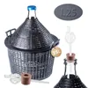 KADAX Glasballon-Set "Alatri", Gärballon mit Kunststoffkorb Produktbild-Vorschau 1