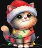 Katze Lichterkette Katzenliebhaber - Weihnachten Produktbild-Vorschau 3