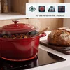 osoltus Bräter Schmortopf Gusseisen Topf 26cm 5,9 Liter Produktbild-Vorschau 8