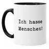Büro-Tasse Spruch-Tasse Ich hasse Menschen MoonWorks® Produktbild-Vorschau 2